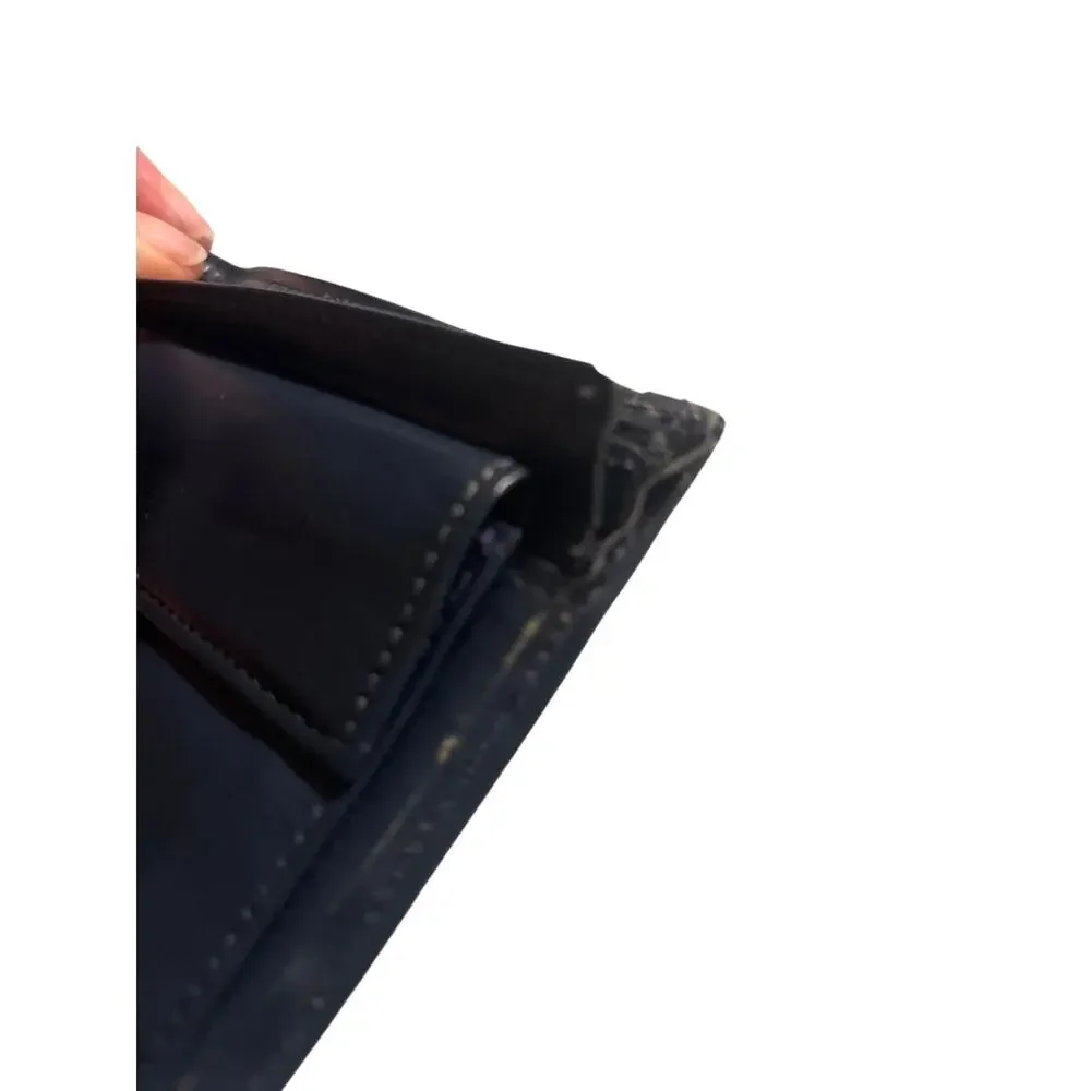 Christian Dior Oblique Jacquard Bifold Wallet Canvas Cowhide Trotter Monogram